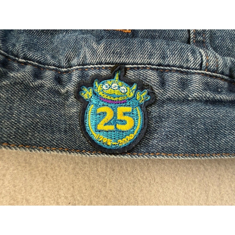Disney Store Toy Story 25th Anniversary Denim Embroidered Trucker Jacket Sz XXL - Picture 3 of 16